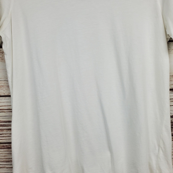 American Giant Mens Medium White Short Sleeve Crew Neck T-Shirt Tee #4 - Picture 3 of 9